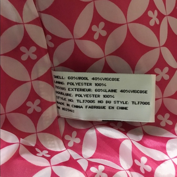 Tulle By Anthropologie Short Sleeve Pink Wool Blend Jacket 3 Top Buttons… - Picture 7 of 7